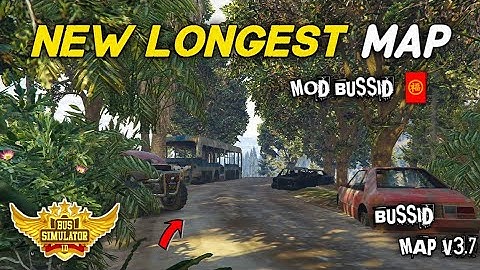 🧧NEW LONGEST ROAD Map Mod For Bus simulator Indonesia ✅// BUSSID mapmod V3.7 #bussidmapmod #newmap🧧