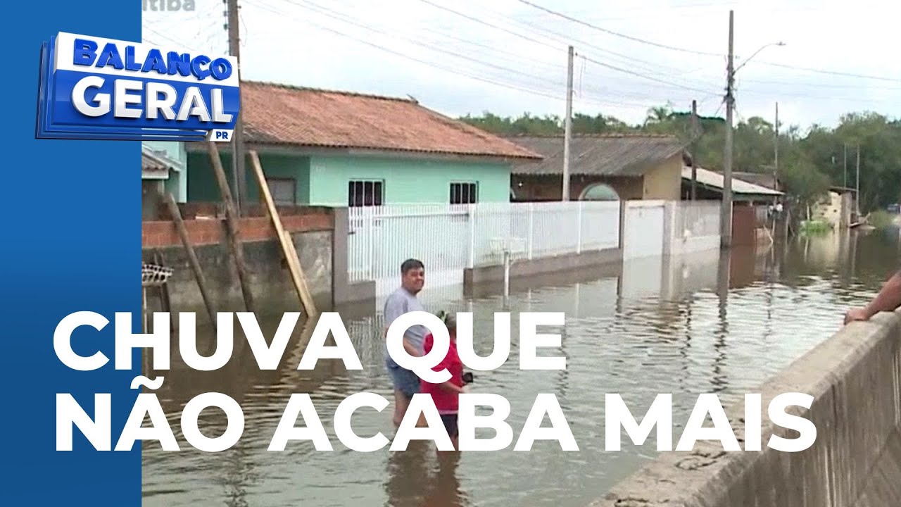 São José dos Pinhais está embaixo d'água