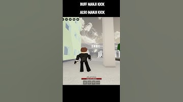 NERF MANJI KICK ||#roblox#real#jjs#battleground#shorts
