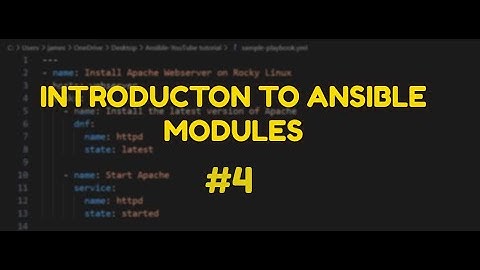 Ansible modules