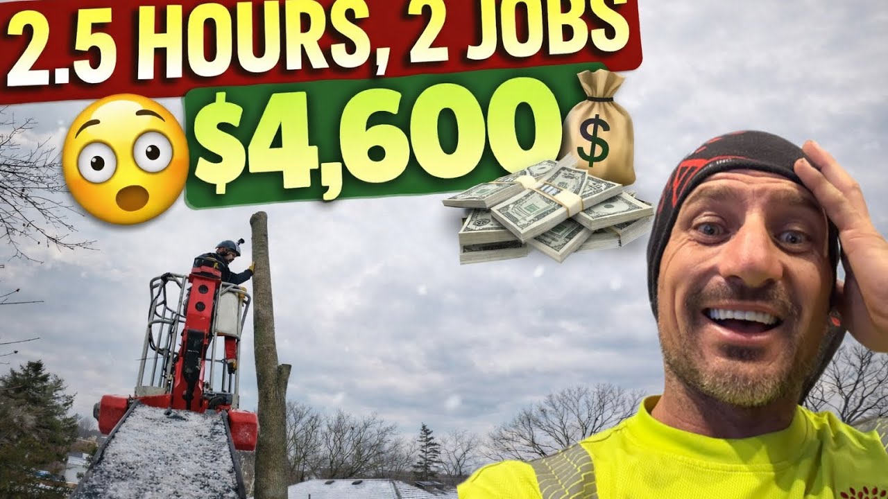 These 2 Jobs took 2.5 Hours! Spider Lift prints money!💰 