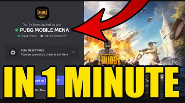 HOW to JOIN PUBG MOBILE MENA DISCORD SERVER ✅PC & MOBILE✅