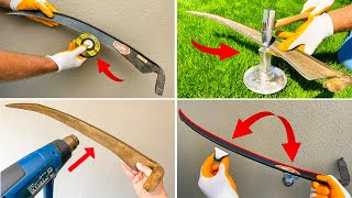 Jilet Gibi Kesen Şaşırtıcı 4 Tırpan Bileme Yöntemi