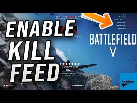 Battlefield V - How to Enable Kill Feed (Kill Log)