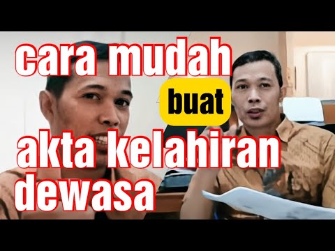 Video: Berapa Lama Waktu Yang Dibutuhkan Untuk Membuat Akta Kelahiran?