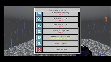 Making Redstone minion in skyblock