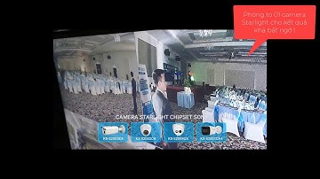 Video demo Camera Starlight KBVISION chipset SONY hình ảnh thực tế   | KhoingoSecurity