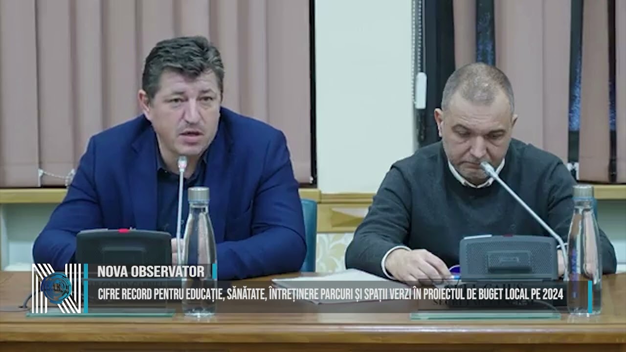 Cifre record pentru educație, sănătate, întreținere parcuri în proiectul de buget local pe 2024