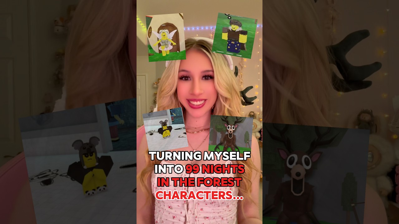 Me as 99 NIGHTS In The Forest Characters… 💀🌳🦌