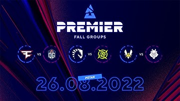 [CS:GO] BLAST Fall Groups 2022 - Knockout faza: FaZe vs OG | Liquid vs NiP | G2 Esports vs Vitality