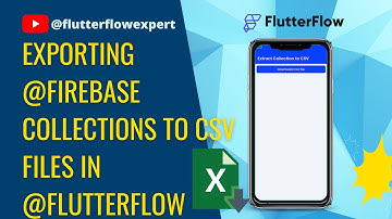 Exporting @Firebase / @Supabase Collections/Tables to CSV Files in @FlutterFlow