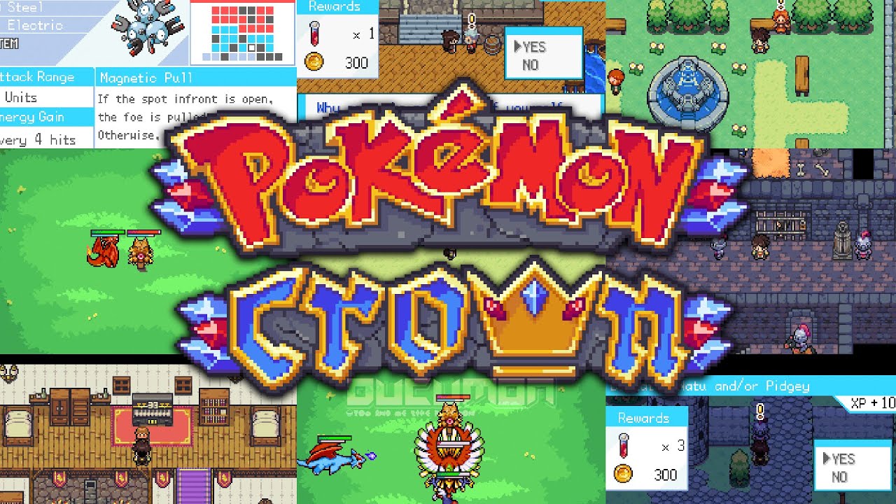 Pokemon Crown Great GBA Hack ROM With New Region New Story New Battle Engine Online PvP pokemon-crown-great-gba-hack-rom-with-new-region-new-story-new-battle-engine-online-pvp