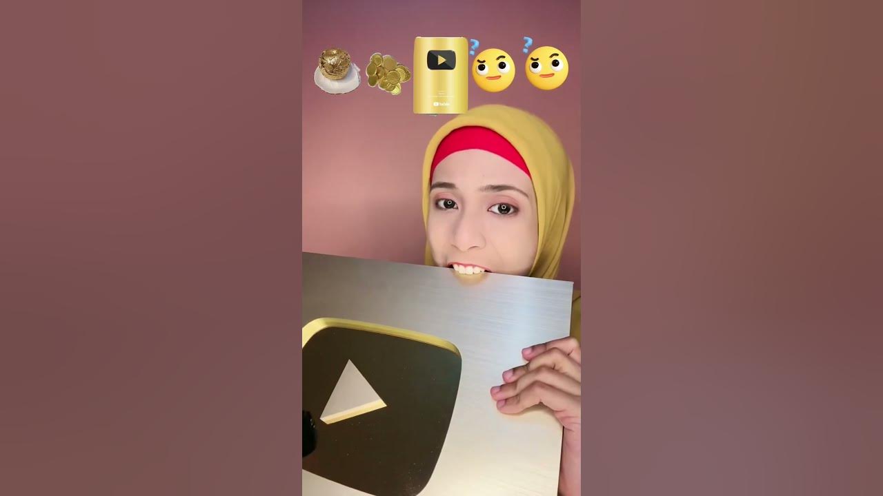 NENG RARAH MAKAN GOLD PLAY BUTTON #NgeShortsBareng #JakartaBanget