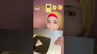 NENG RARAH MAKAN GOLD PLAY BUTTON #NgeShortsBareng #JakartaBanget