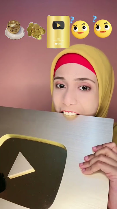 NENG RARAH MAKAN GOLD PLAY BUTTON #NgeShortsBareng #JakartaBanget
