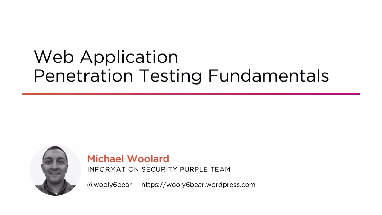 Course Preview: Web Application Penetration Testing Fundamentals - YouTube