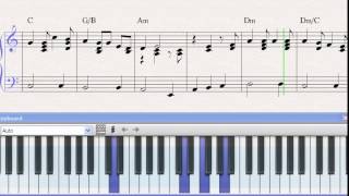 Video thumbnail of "Partitura Piano Prometo ( Fonseca ) demo"