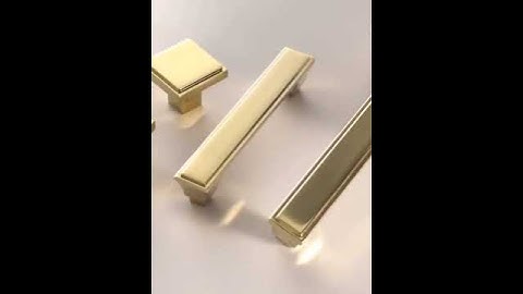 Tay nắm tủ bằng đồng decor thanh vuông L1016