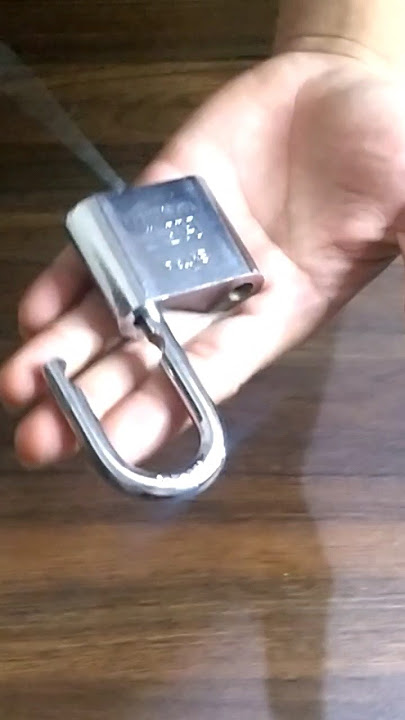 How to open a lock without damaging it | use a hanger #openlock #howtoopenlock