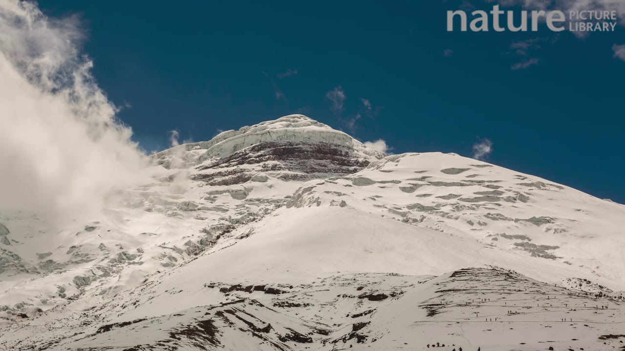 climbing colombia Timelapse of climbers making their way up to the summit of Cotopaxi Volcano (5897m) after a heavy sn