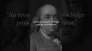 Daily Quote #shorts #quotes #quotesaboutlife #benjaminfranklin