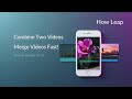 How to Combine Two Videos on iPhone(iOS 26)?