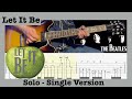 Let it be  solo  single version  various bpm  the beatles  rolling tab  demonstration