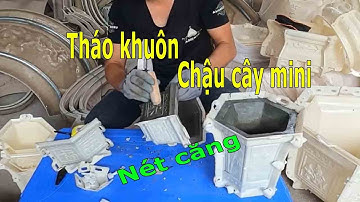 Khuôn chậu cây cảnh mini bonsai lục giác abs | Khuôn Tổng Hợp
