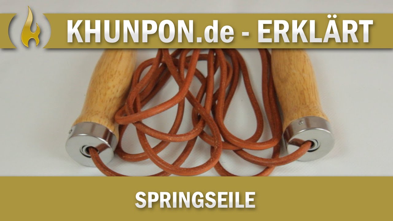 Dein Springseil? - 4 Springseile näher erklärt