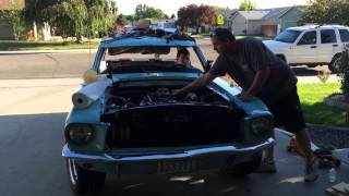 First start up 1967 Mustang 289