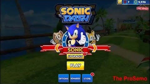 Sonic Dash Walkthrough Gameplay Part 1 No Commentary - Sonic The Hedgehog (PC)