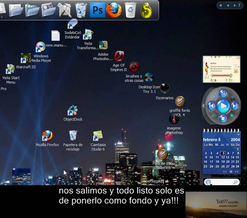como crear un wallpaper con cs4 (facil a lo extremo) YouTube