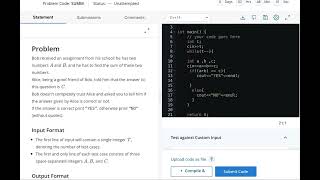 Sum it Codechef Solution #codechef #solution  || starters 72 || 4th January 2023