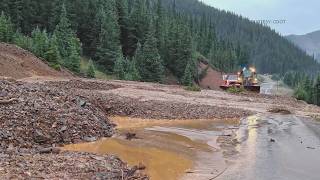 Crews begin cleanup after mudslide north of Silverton