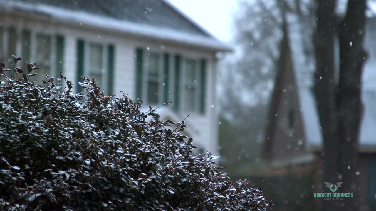 Relaxing Suburban Winter Ambience