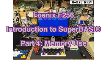 Foenix F256 SuperBASIC Part 4 - Memory Use and considerations