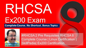 #RHCSA 2 Pre Requisites RHCSA 8 Complete Course | Linux Certification | SkillPedia| Ex200 Exam