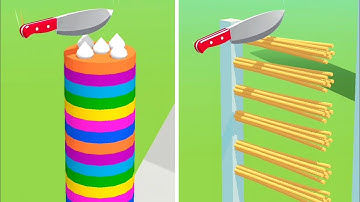 Slice It All Gameplay! Satisfying and Relaxing ASMR Slicing Video NEW UPDATE