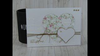 [TUTO CARTERIE #72] Carte de mariage pour un effet chic, toute simple à faire !