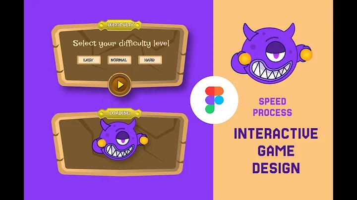 Game UI Design in Figma | Learn How to Design Interactive Game UI in Figma | Speed Process