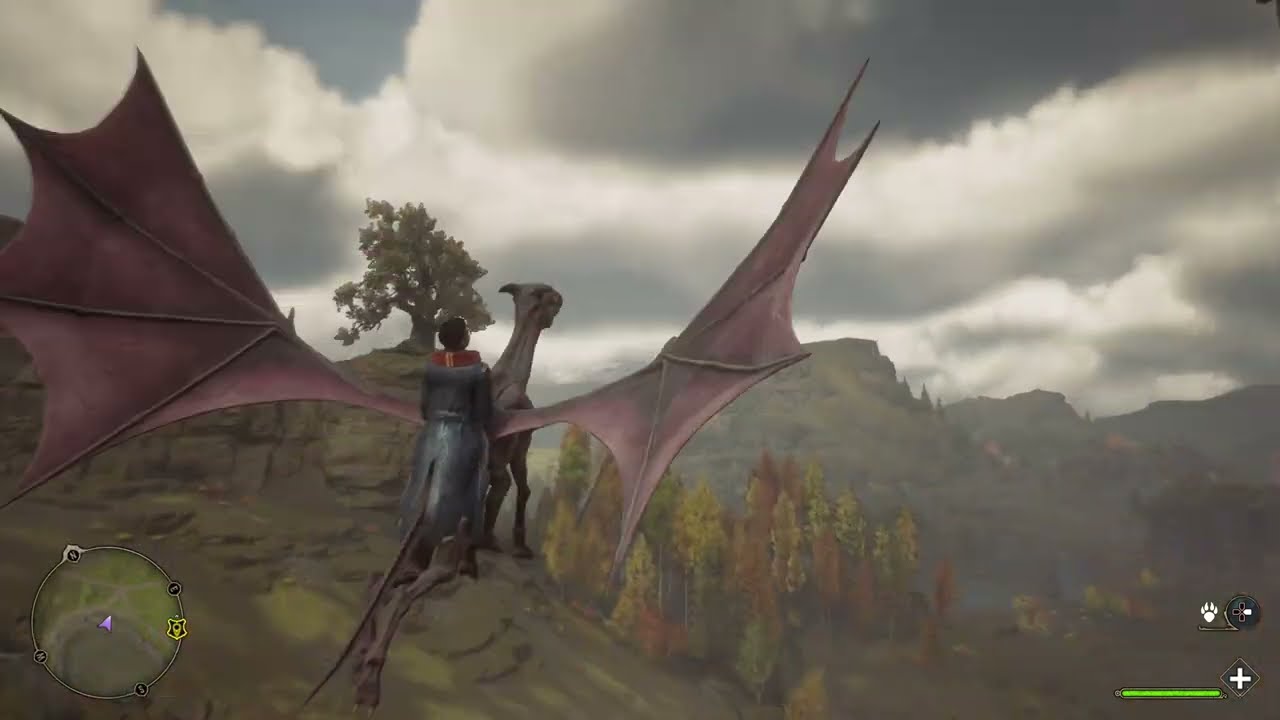 Flying a THESTRAL MOUNT (Dark Horse) In Hogwarts Legacy [PS5 Gameplay 4K]