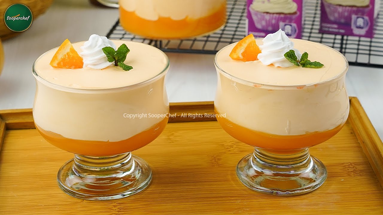 Orange Mousse Recipe| No Bake Orange Mousse Dessert Recipe | Easy Orange Dessert| @neenaskitchen