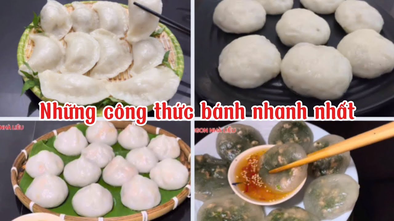 4 CÔNG THỨC BÁNH HẤP NHÂN THỊT CẤP TÔC(siêu ngon đừng bỏ qua)