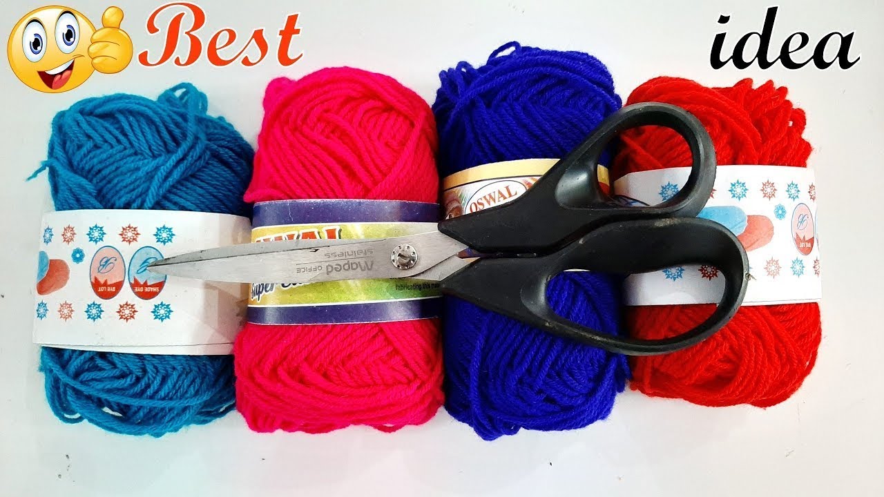 Easy Toran / Bandhanwar making at home | Woolen door / wall hanging decoration for Festivals