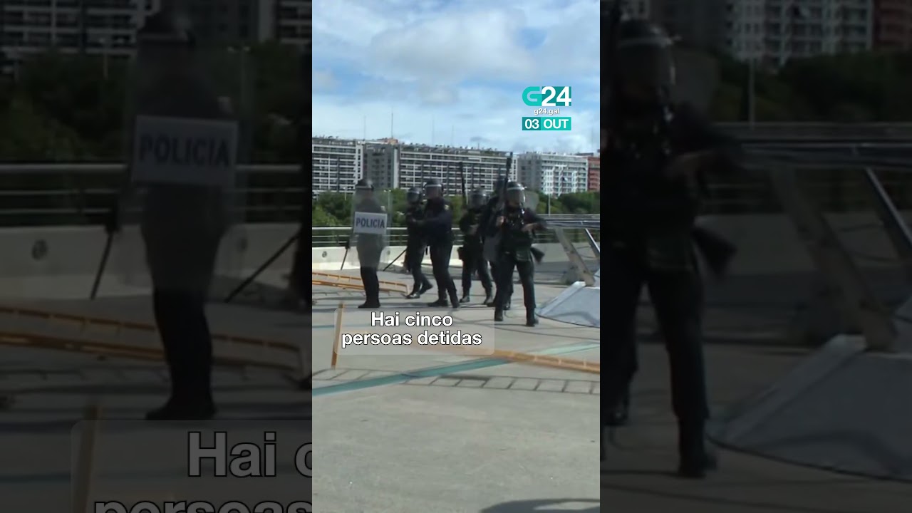 🚔 VALENCIA | 9 policías feridos despois de que os manifestantes asaltaran o Palau de Les Arts