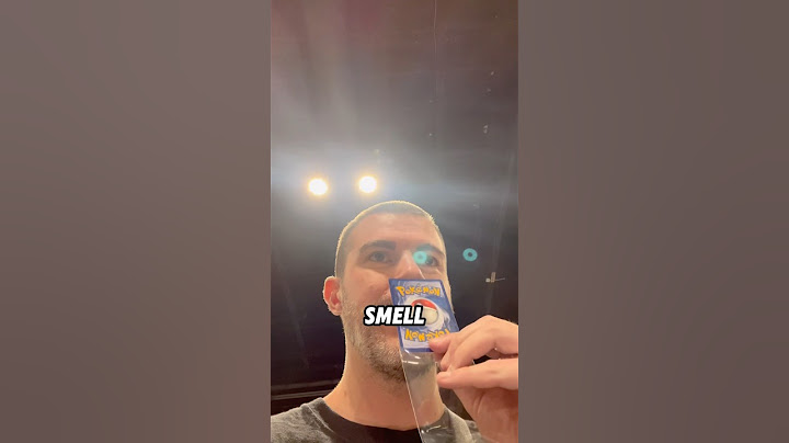 I had to smell this Pokemon Card