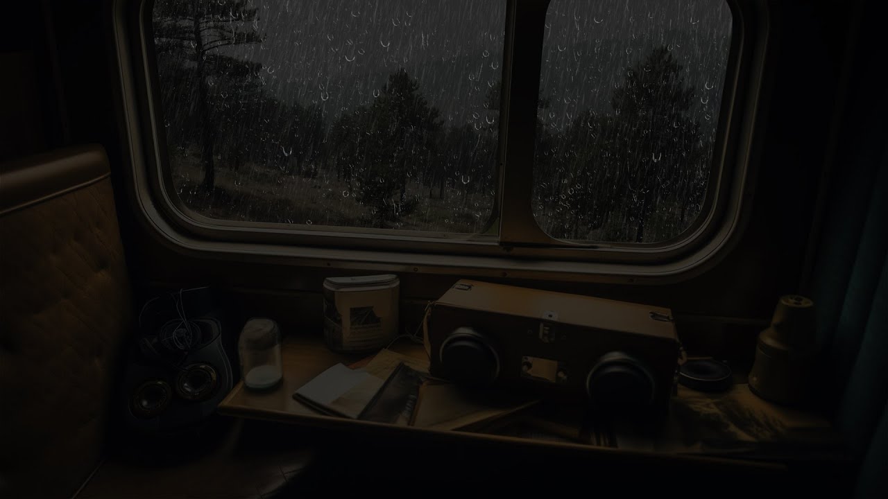 The Idyllic Scene of the Rain - 작은 오두막에서, 산에서 내리는 빗소리를 들어라