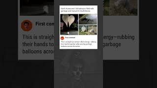 North Korea Sent 150 Balloons Filled With Garbage And Manure To South Korea