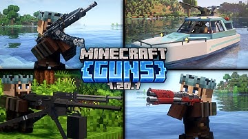 Top 10 Best Gun Mods For 1.20.1 ! | Cyberpunk Guns !