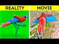 Movie vs reality  creative green screen effects